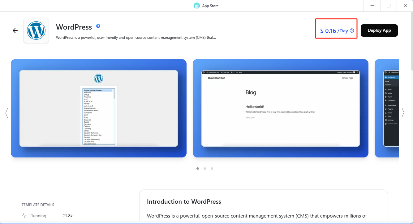零成本搭建WordPress!GitHub老用户专属:ClawCloud 免费部署个人博客